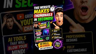 🤯 This Website Makes Thumbnails in Seconds