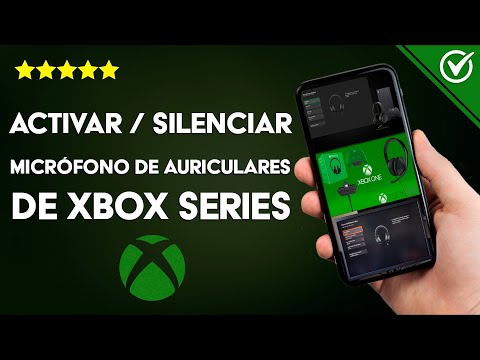 ¿Cómo activar o silenciar el micrófono de los auriculares de XBOX SERIES?