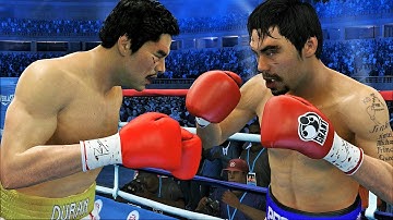 Manny Pacquiao vs Roberto Duran Full Fight - Fight Night Champion Simulation