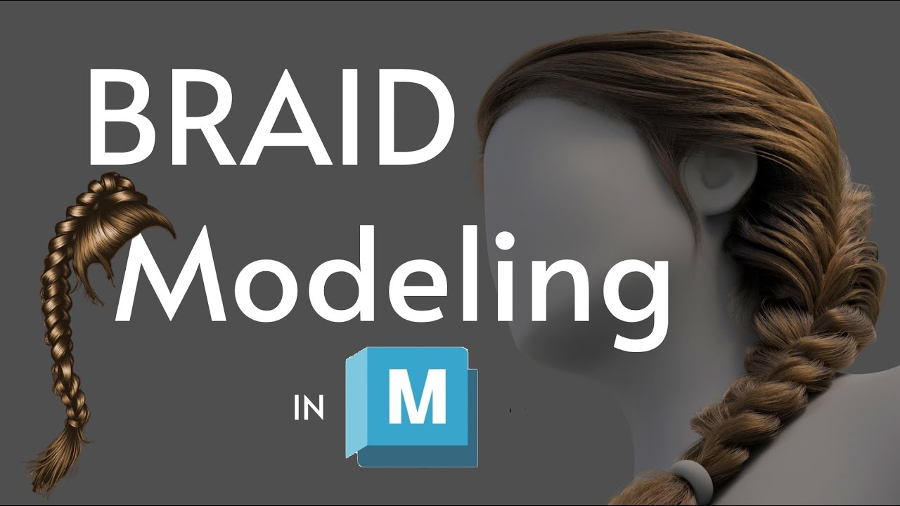 How to Make Braid in 3D Maya | 3D Modeling In Maya - YouTube