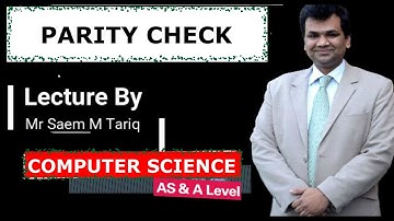A Level Computer Science 9681 Parity Check By Mr Saem