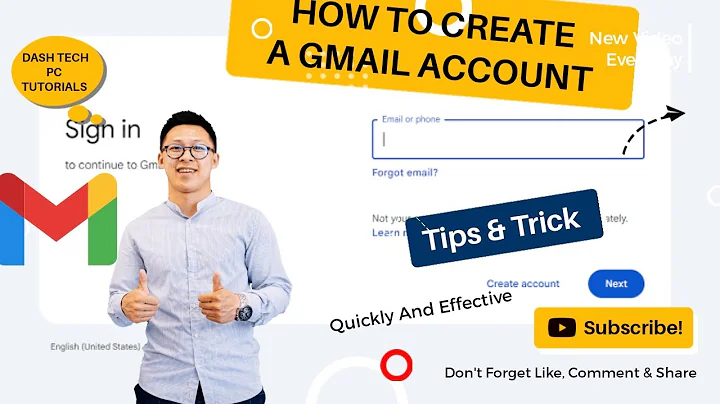 How to Create a Gmail Account and YouTube Channel (Step-by-Step for Beginners 2025) @TuTo @Dell 