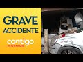 IMPACTÓ COMEDOR Y COCINA: Auto chocó con una casa en La Pintana - Contigo en la Mañana