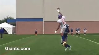 Odell beckham Jr insane one handed catch on Janoris Jenkins