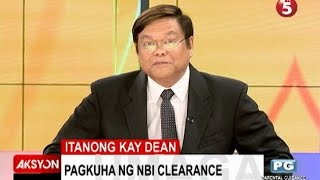 Itanong kay Dean | Pagkuha ng NBI clearance