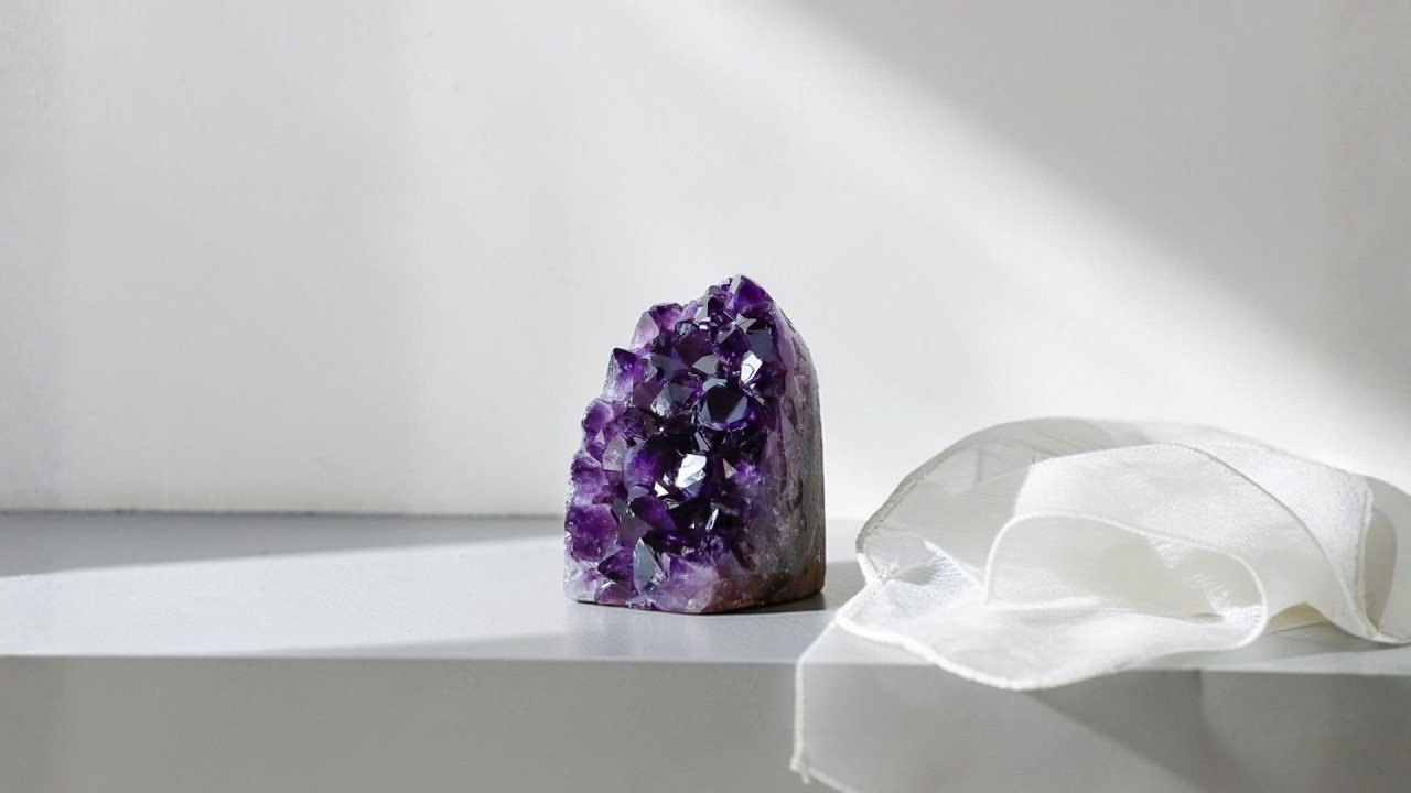 ウルグアイ産アメジスト3407 - YouTube