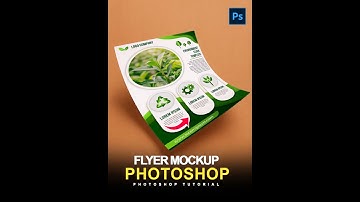 Step by Step Flyer Mockup in Photoshop | Photoshop Tutorial