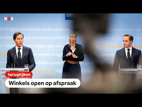 TERUGKIJKEN: Persconferentie Rutte en De Jonge: het is ongelooflijk spannend