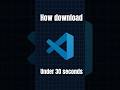How download Visual studio Code #windows #gaming #microsoft