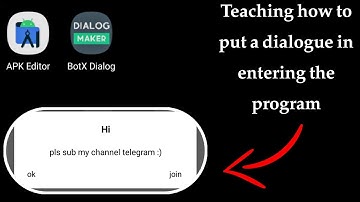 how to use botox dialog maker / simple method how to add a dialog for you apk mods 2022 now
