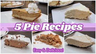 5 PIE RECIPES PERFECT FOR THANKSGIVING | EASY PIE RECIPES by Rach Plus Five 2,760 views 5 months ago 26 minutes