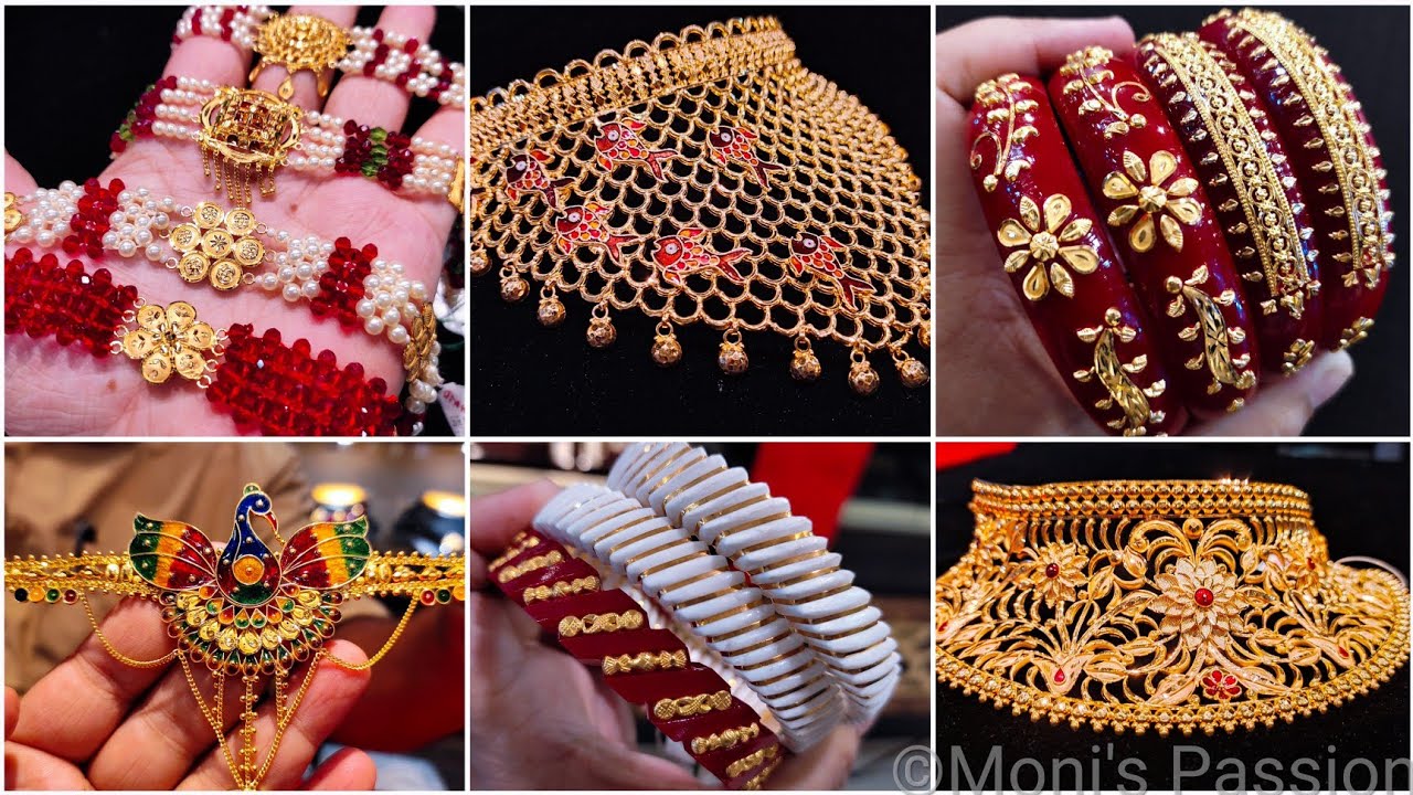 নতুন ১ গ্রাম থেকে সোনার জোড়া হালকা জুয়েলারি রেগুলার ইউজ গিফট র/gold jewelry collection from 1 gram