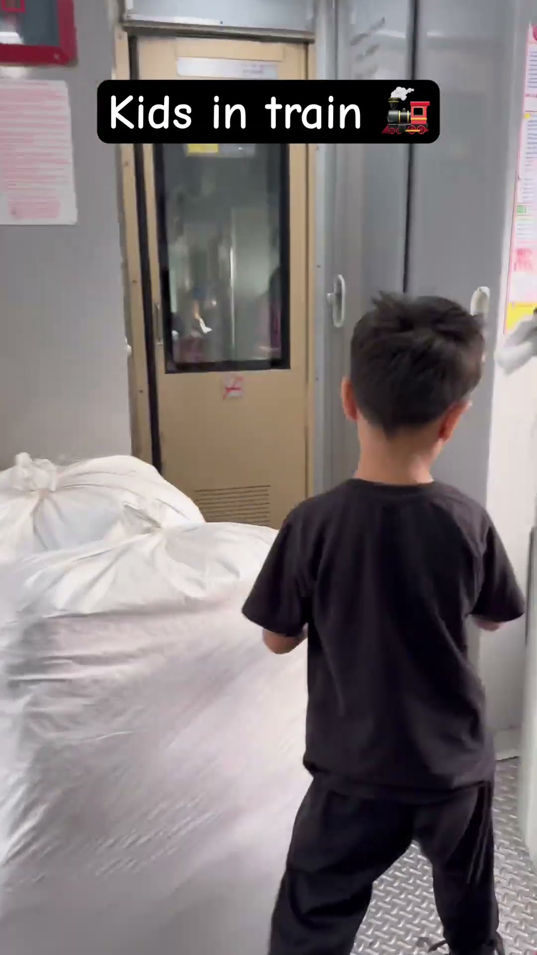 Kids in train ? #shorts #relatable