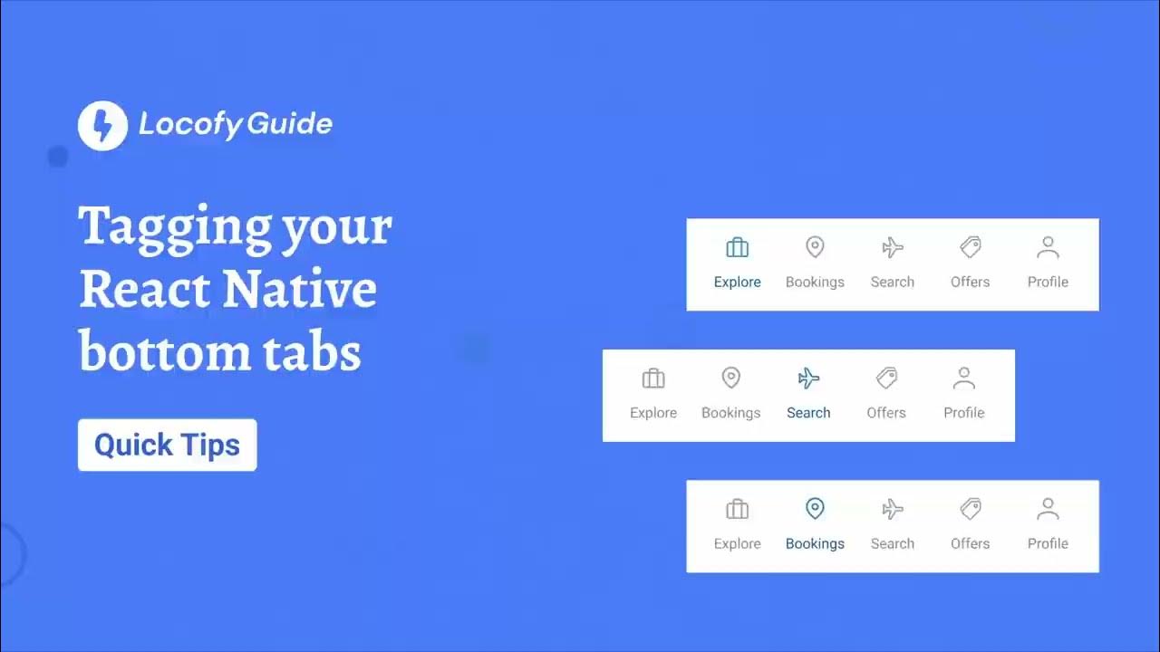 Locofy.ai | Tagging your React Native Bottom Tabs [Guide] - YouTube
