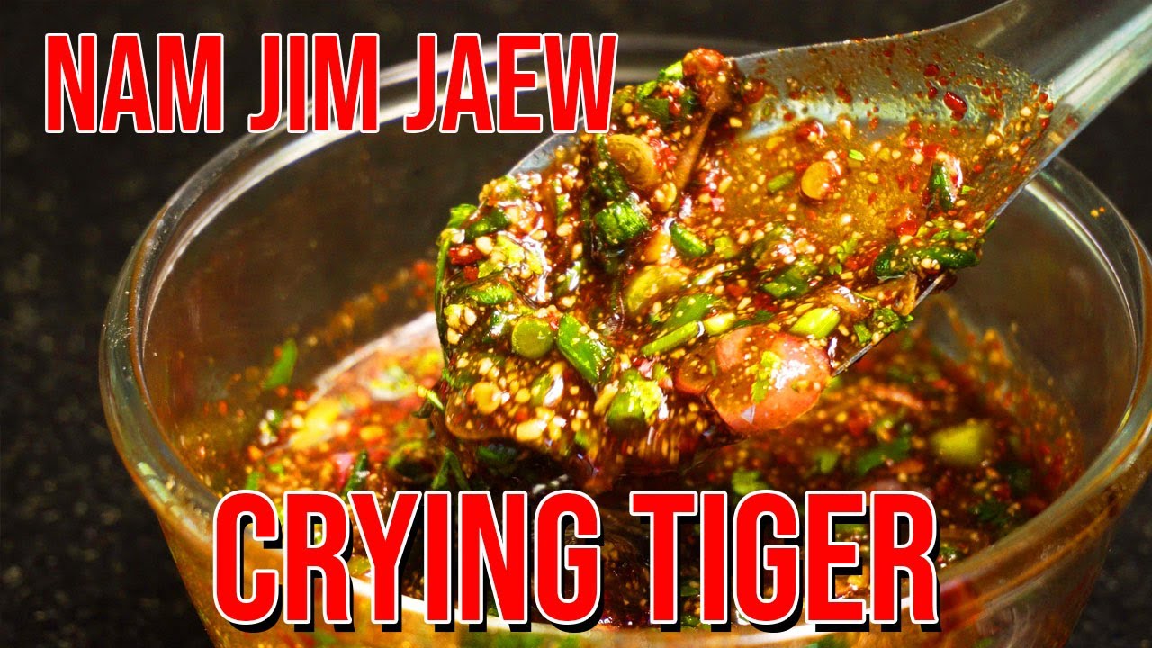 Simple Crying Tiger Steak with Nam Jim Jaew Sauce