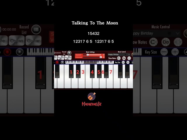 Talking To The Moon 🎹 - Bruno Mars class=