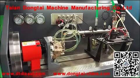 CR815  Common Rail Injector and pump test bench IQA,QR Coding
