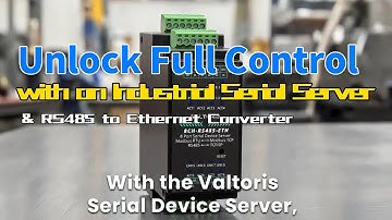 Unlock Full Control with an Industrial Serial Server & RS485 to Ethernet Converter