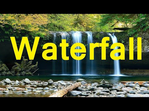 Waterfall | Waterfall in Nature | Natural Waterfall Video | Natural Waterfall Sounds | Apnee Journey
