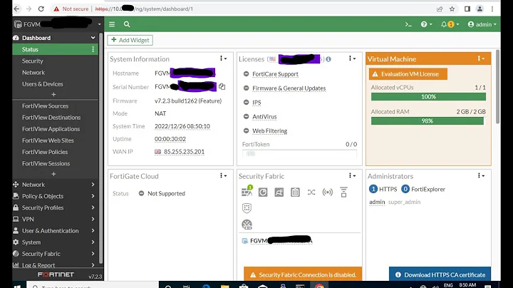 01. How to Install FortiGate Firewall on VMware With Evaluation License