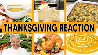 Reacting To My Favorite Thanksgiving Recipes ! | Chef JeanPierre Reacts