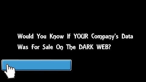 Dark Web Cyber Security Awareness