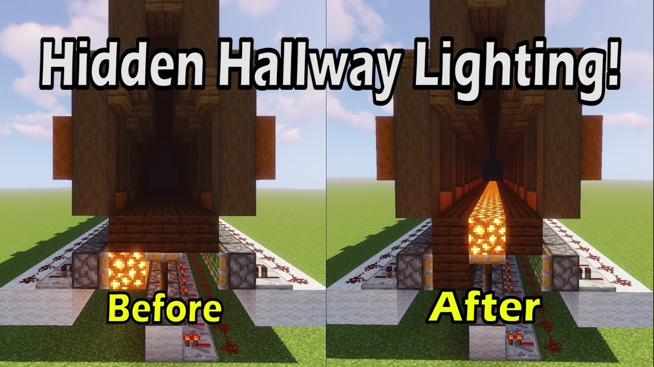 How To Make Hidden Lighting In Minecraft