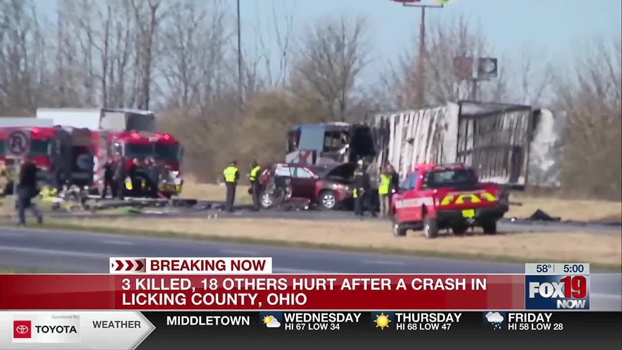 3 dead, 18 hospitalized in crash involving semi, bus carrying students ...