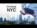 Urban bouldering in new york city