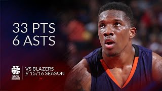 Eric Bledsoe 33 pts 6 asts vs Blazers 15/16 season