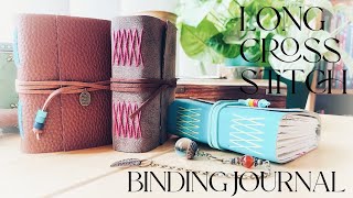Long Cross Stitch Binding Journal