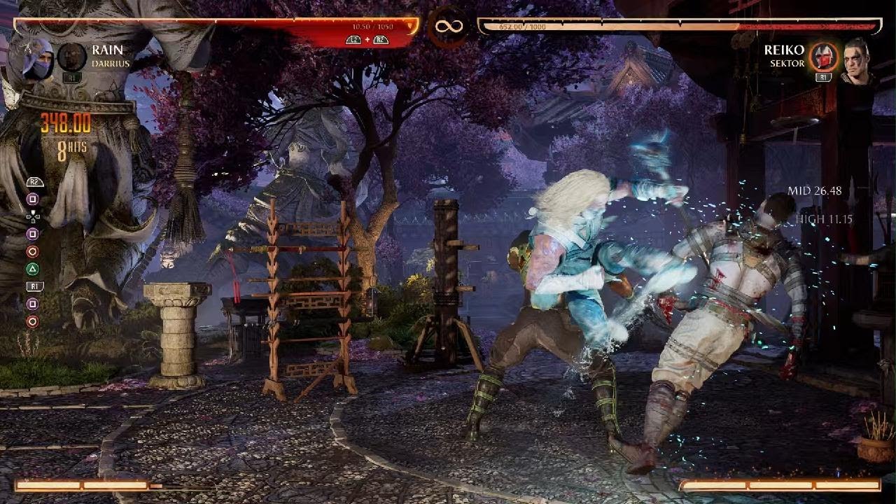 Mortal Kombat 1 Rain +50 combo /darrius