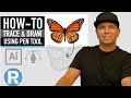 Master the Pen Tool in Illustrator: Tracing an Image Beginner's Guide