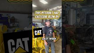 Cat engine swap for a customer, Peterbilt had blow by #owneroperator #cat #engineswap #truckdriver
