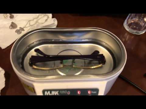Limpieza gafas con ultrasonidos // clean glasses with ultrasound // como limpiar gafas