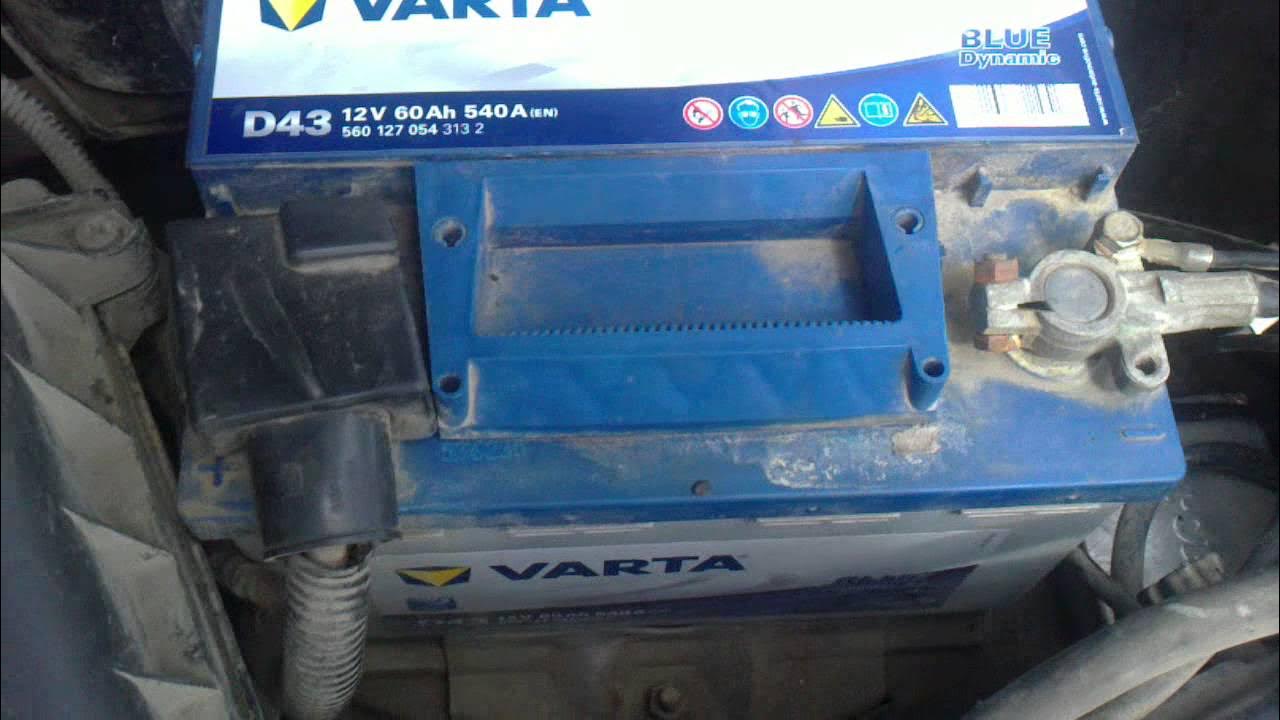 Аккумулятор варта 60 ампер как снять крышку Умер Аккумулятор VARTA 60ah Volkswagen Passat B6, 2 л, 2006 года поломка DRIVE