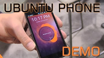 Ubuntu Phone Demo at CES 2013