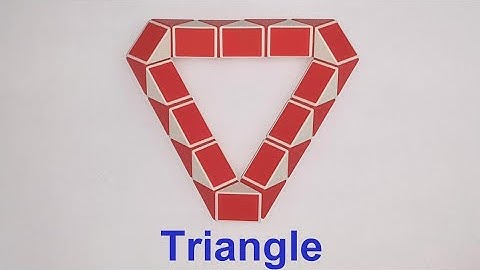Make a Triangle with Snake Cube