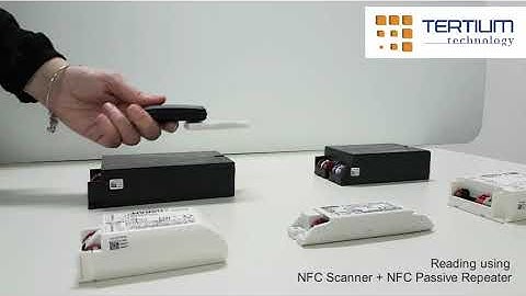 NFC Scanner with and without NFC Passive Repeater