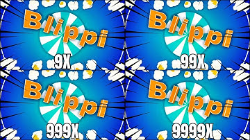 Blippi Funny Fun Pizza Song Intro Getting 999999X Speed