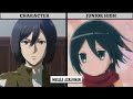 WHEN AOT CHARACTERS IN JUNIOR HIGH 【VOICE REVEAL😆】