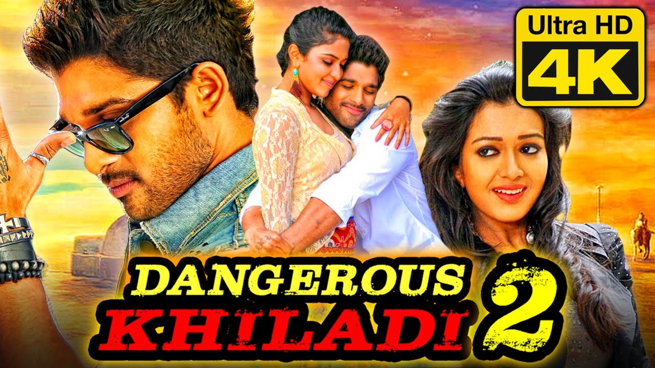 Allu Arjun Superhit Action Romantic Movie in Hindi  Amala PaulCatherine l Dangerous Khiladi 2 4K