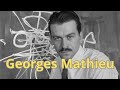 Georges mathieu le matre des enchres  abstraction lyrique