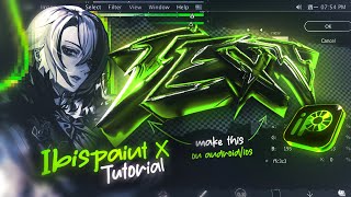 THIS Is Made in IbisPaint X | Insane 3D Text (Not Blender)