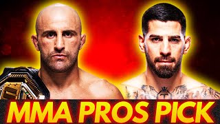 MMA Pros Pick ✅ Alexander Volkanovski vs. Ilia Topuria - Part 3 👊 UFC 298