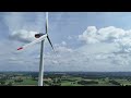Wind Power Meets Hard Dance | Drone Flight Over Wind Turbine