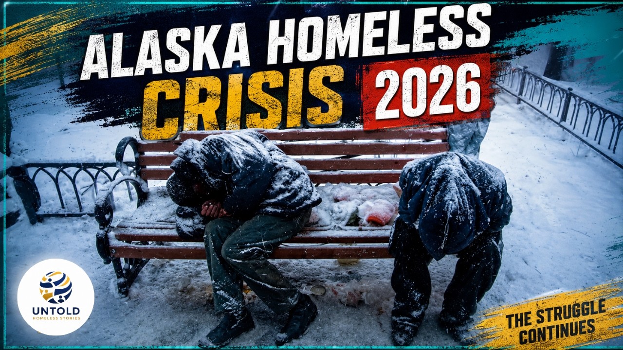 ⁣Alaska Homeless Crisis 2026: Surviving the Coldest Streets in America | Homeless in America