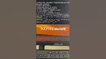 ラズパイにMariaDBをインストールしてみる #raspberrypi  #maria #ラズパイ #データーベース