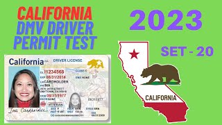 California DMV written test 2023 | SET 20 | California permit test for drivers license by DMV WRITTEN TEST CHANNEL 433 views 6 months ago 27 minutes