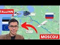 Vlog je traverse la frontire russie  europe  pied 2022